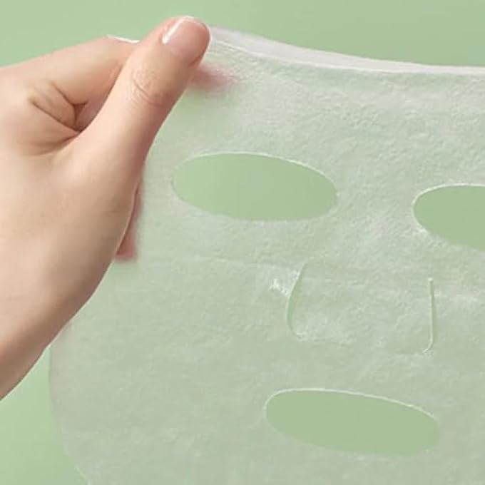 beplain ACNE CARING VEGAN FACIAL SHEET MASK | CENTELLA ASIATICA INFUSED TO BOOST RELAXING EFFECT | 10 SHEETS | KOREAN SKIN CARE BEAUTY | FOR SENSITIVE AND DRY SKIN | CICAFUL CALMING MASK | BE PLAIN - Image 2
